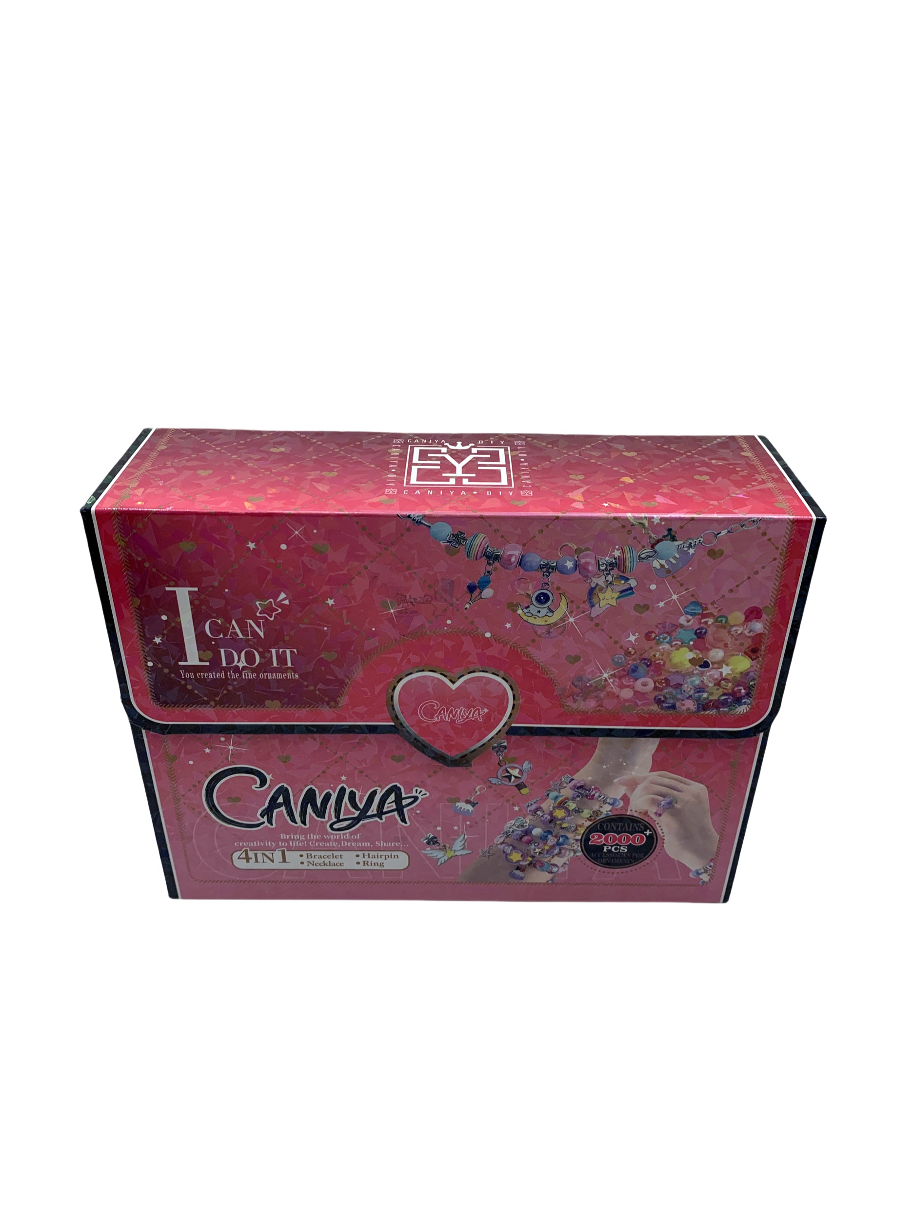Buy Caniya 4 in 1 DIY Beads Jewelry Making Kit with Book Shaped Box
