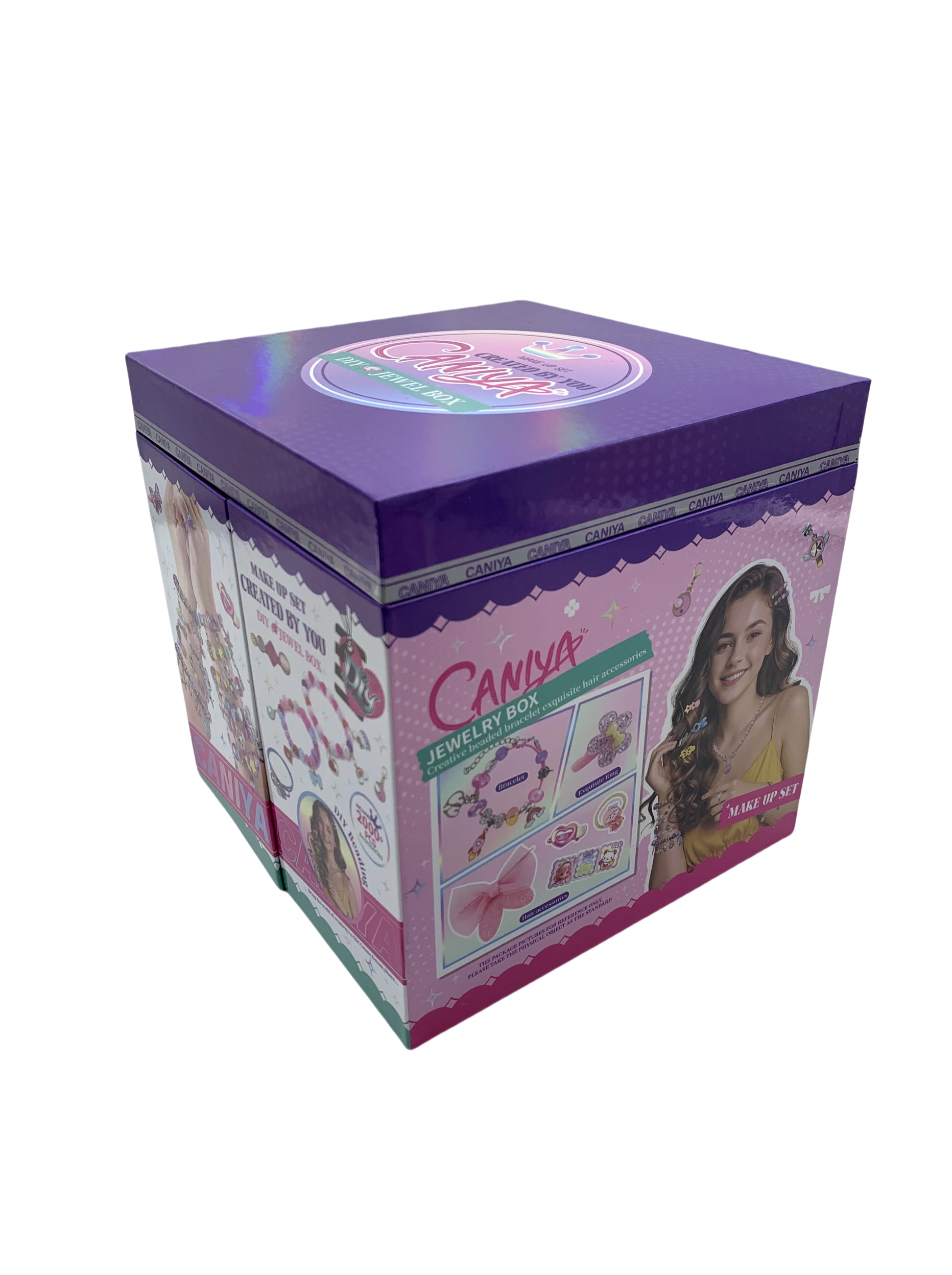 Caniya 8 in 1 DIY Beads Jewelry Making Kit with Jewelry Box