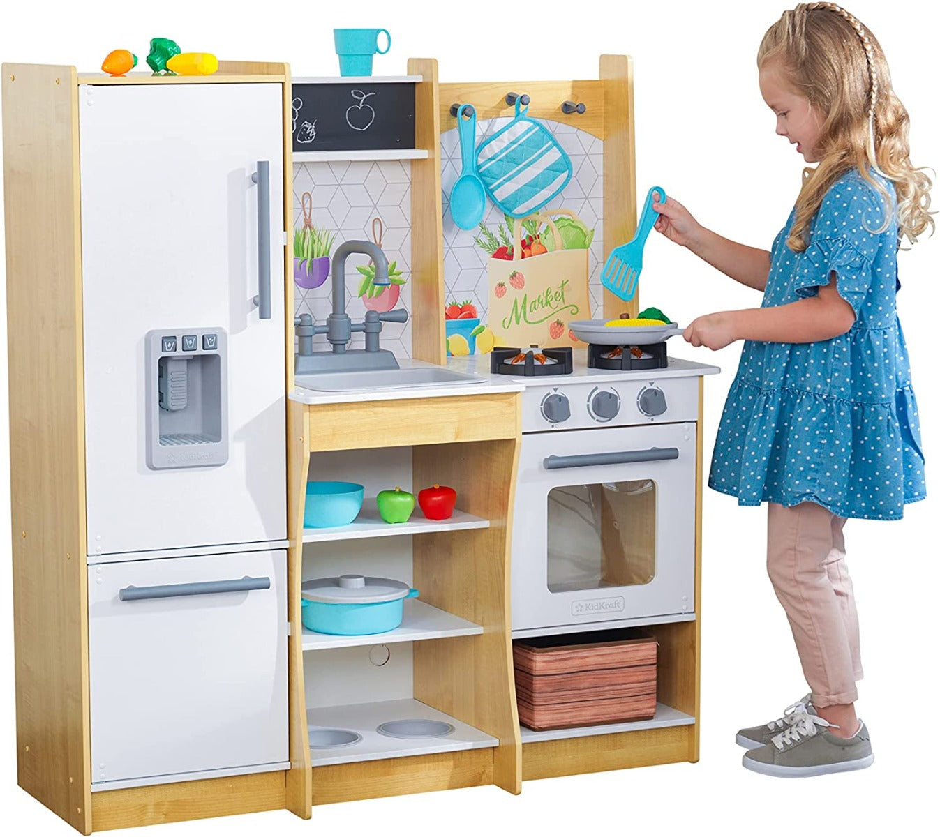 Buy Kidkraft Fresh Harvest Wooden Play Kitchen | Yallatoys.com