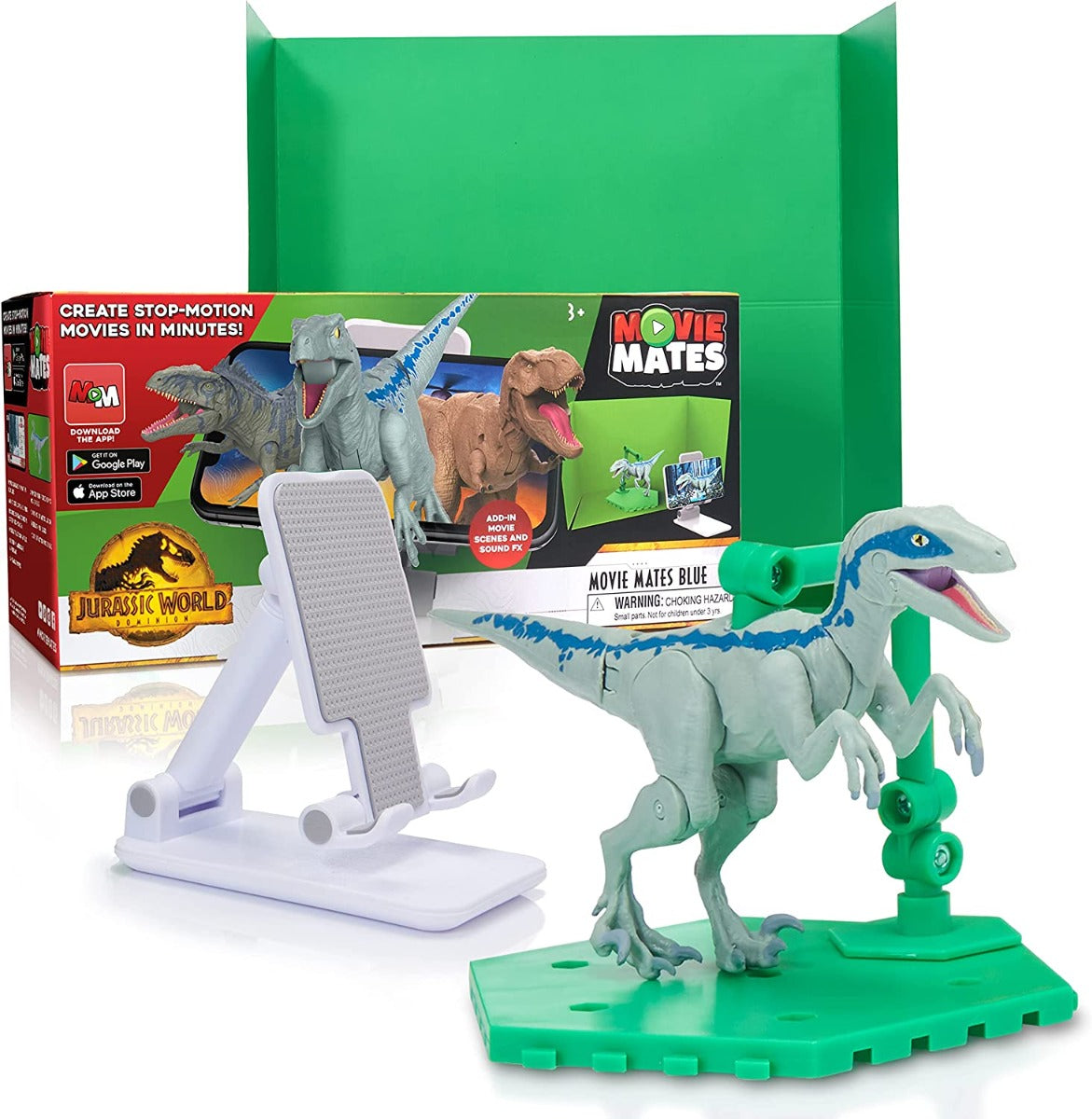 Buy Jurassic World Movie Mates Dinosaur Blue Action Figure | Yallatoys.com