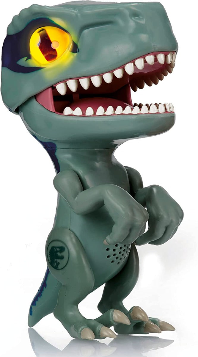 Buy Jurassic World Trigger Chomper Velociraptor Blue Roaring Light Up Dinosaur Toy | Yallatoys.com