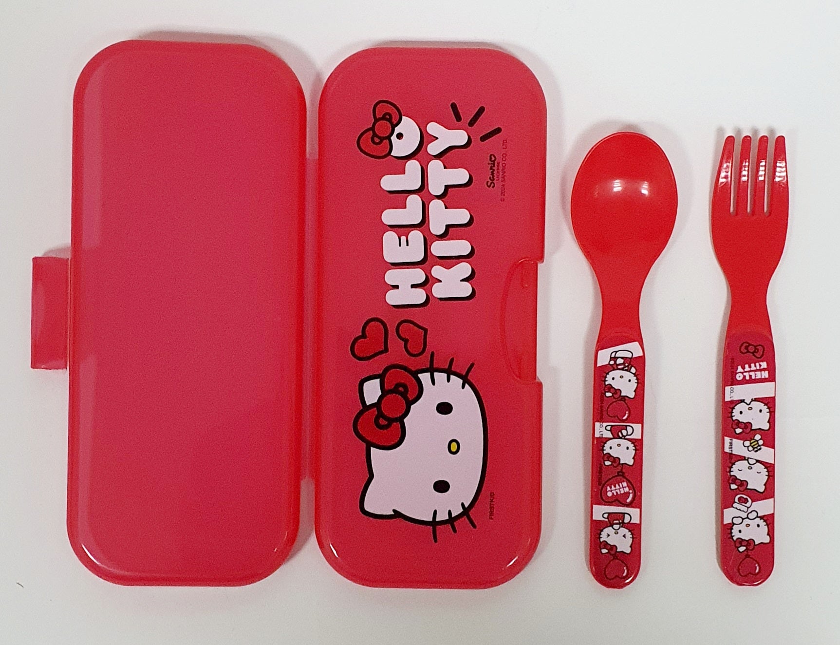 Hello Kitty Cutlery Set in Plastic Box