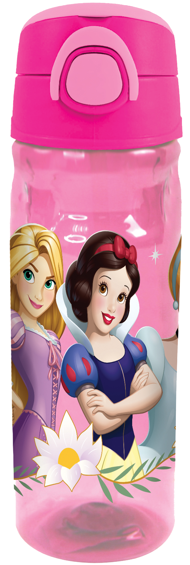 Disney Princess Water Bottle 600ML with Lock