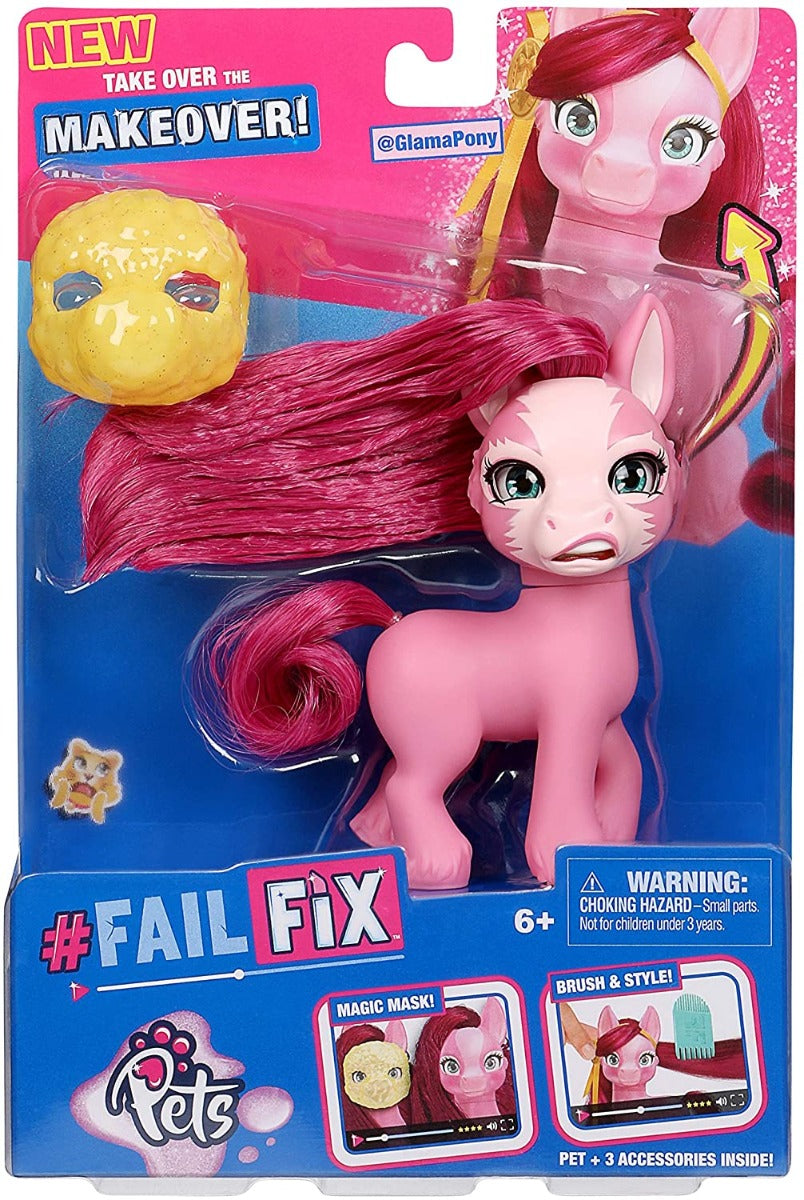 Buy Failfix Glamapony Total Makeover Pet Pack | Yallatoys.com
