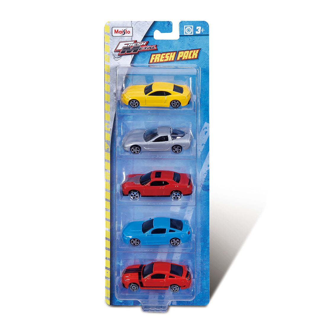 Buy Maisto Fresh Metal 5 pieces Pack Car | Yallatoys.com