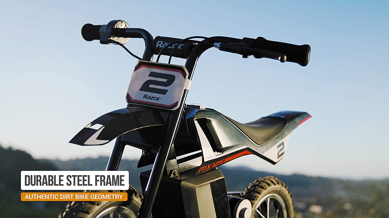 دراجة نارية Razor Dirt Rocket Mx125 حمراء وسوداء