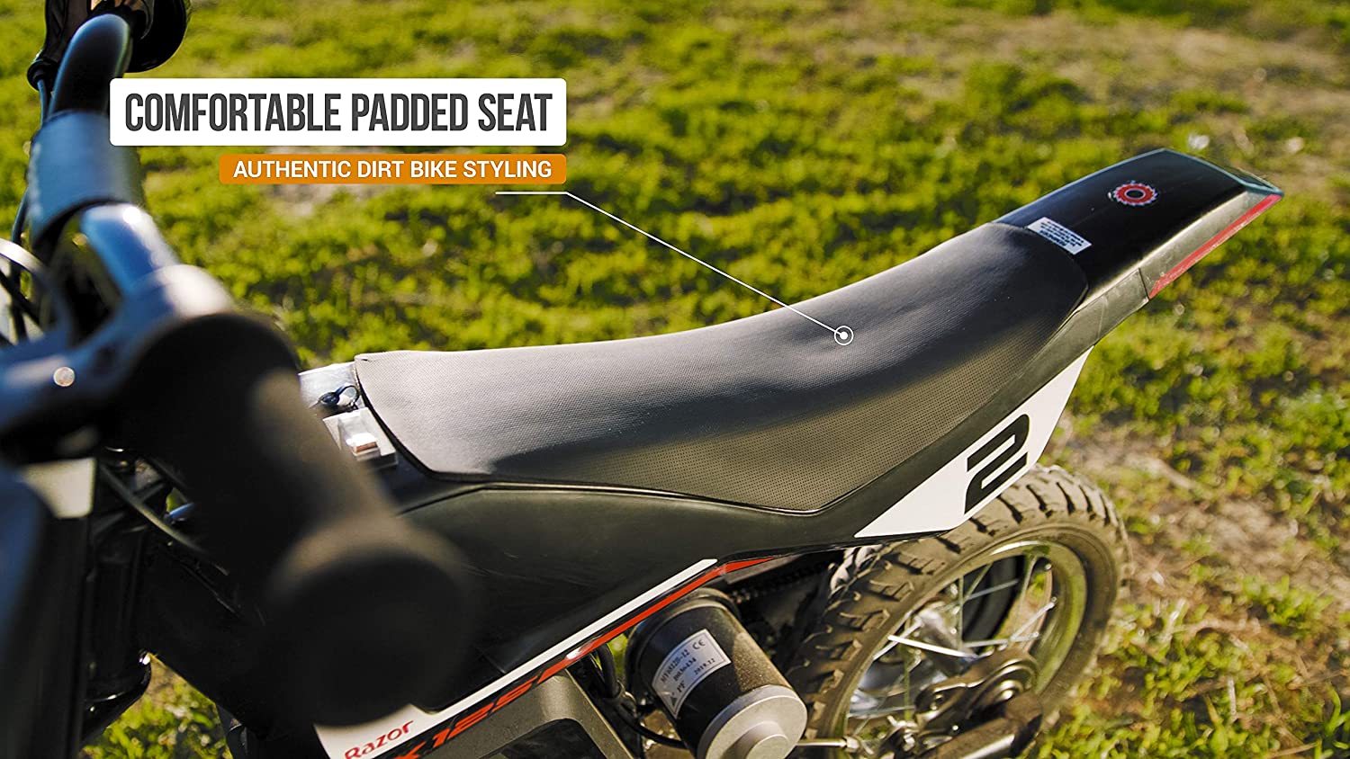 دراجة نارية Razor Dirt Rocket Mx125 حمراء وسوداء