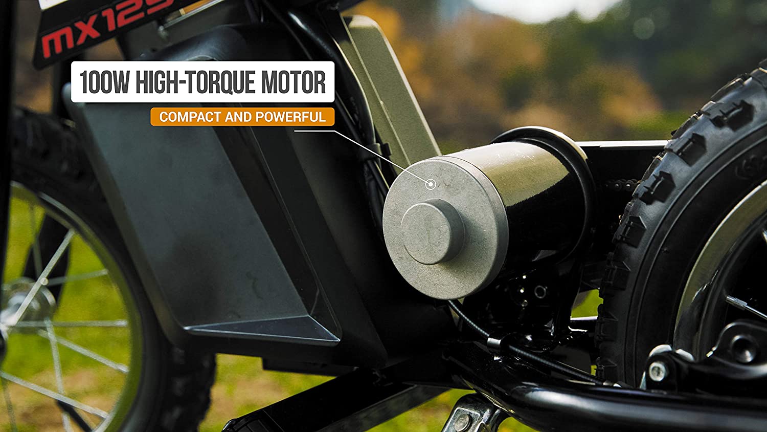 دراجة نارية Razor Dirt Rocket Mx125 حمراء وسوداء