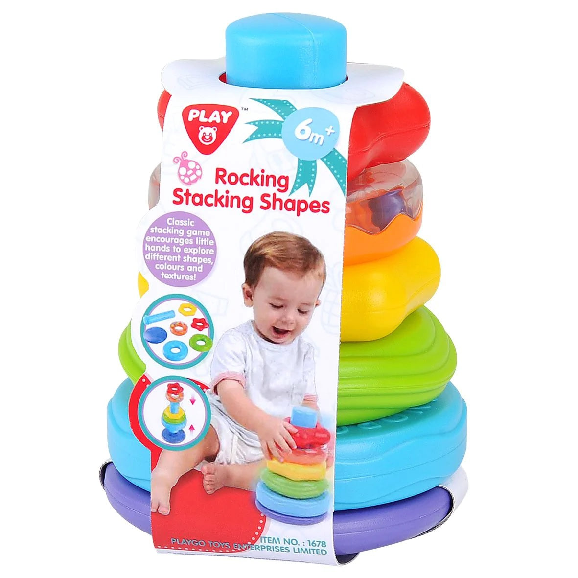 Buy Playgo Rocking Stacking Shapes | Yallatoys.com
