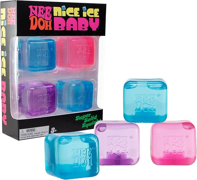 Nee Doh  Nice Ice Baby Teenie Multi-Pack Squishy Squeeze Toy