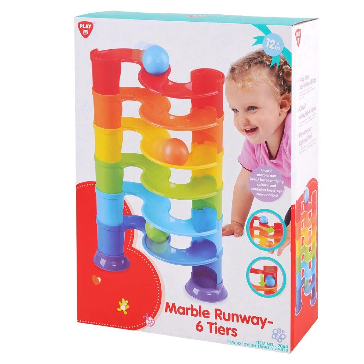 Buy Playgo Marble Runway 6 Tires With Balls | Yallatoys.com