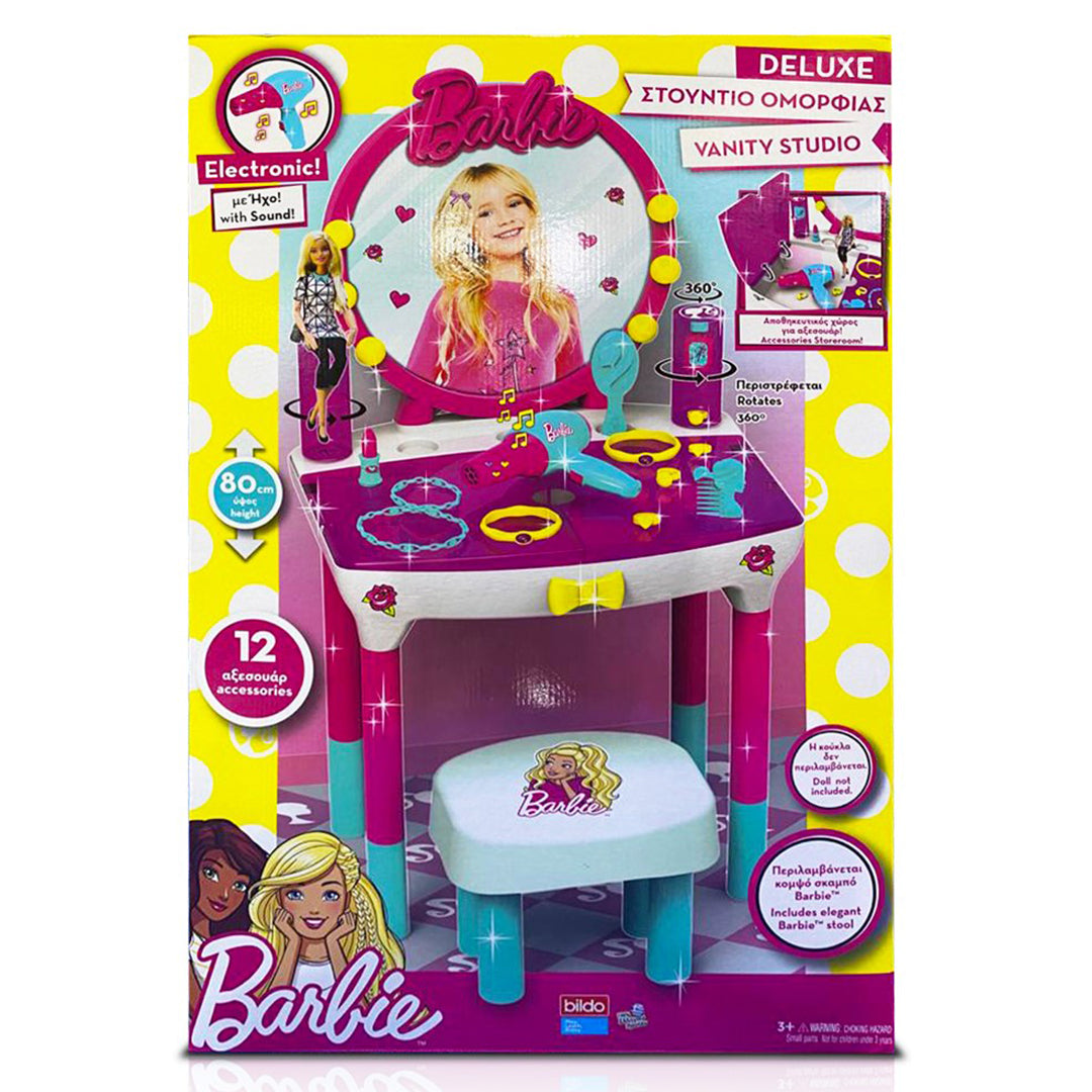 Buy Bildo Barbie Deluxe Big Vanity Multi Colour | Yallatoys.com