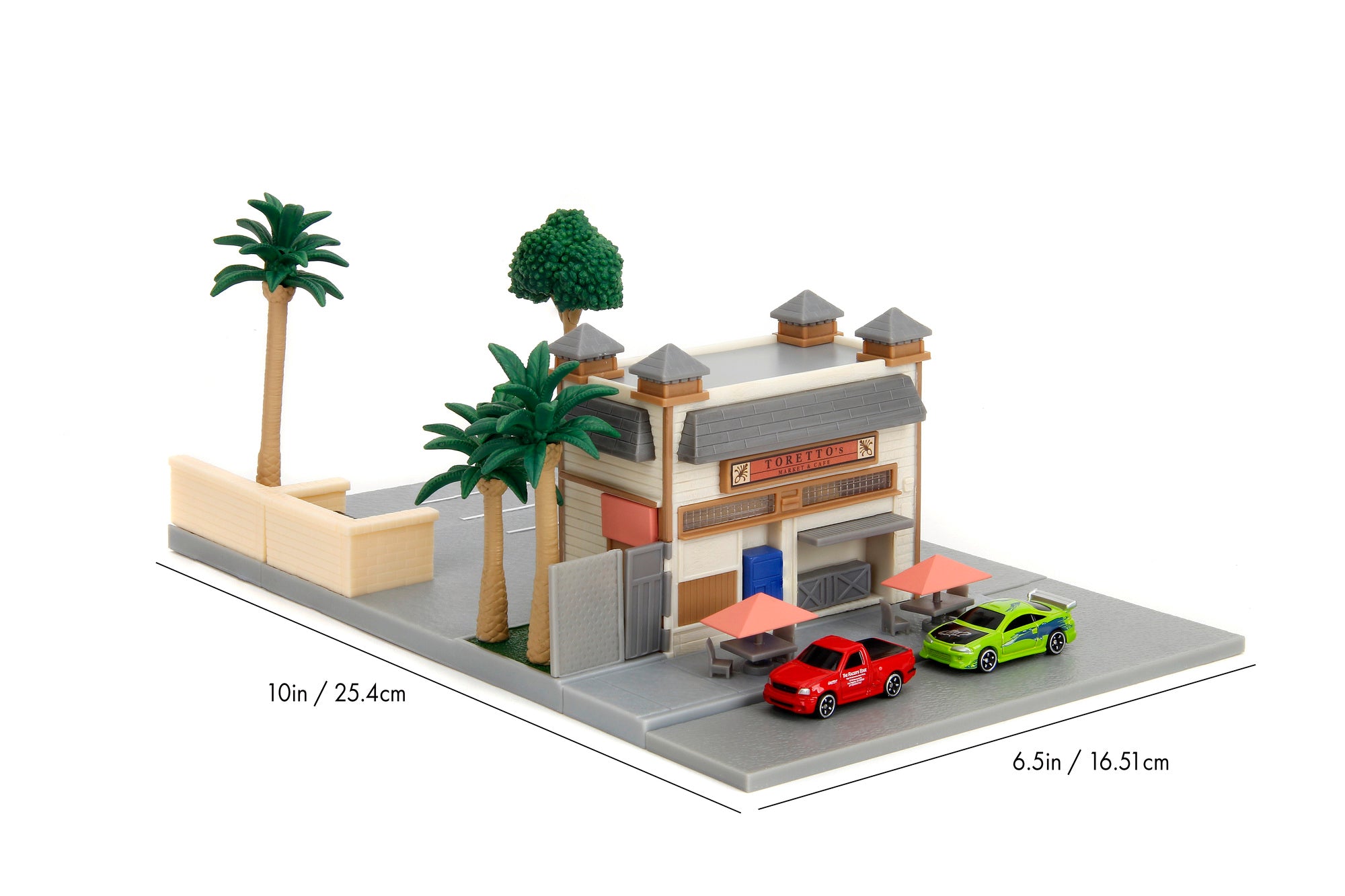 Jada Toys Fast & Furious Toretto´s Market & Cafe Nano Scene Diorama