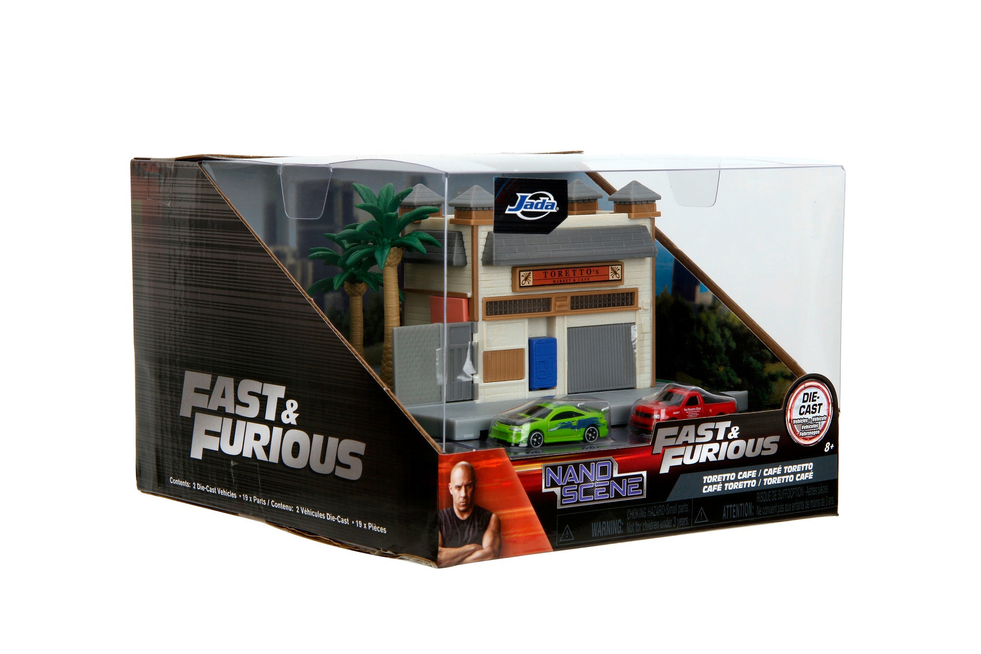 Jada Toys Fast & Furious Toretto´s Market & Cafe Nano Scene Diorama