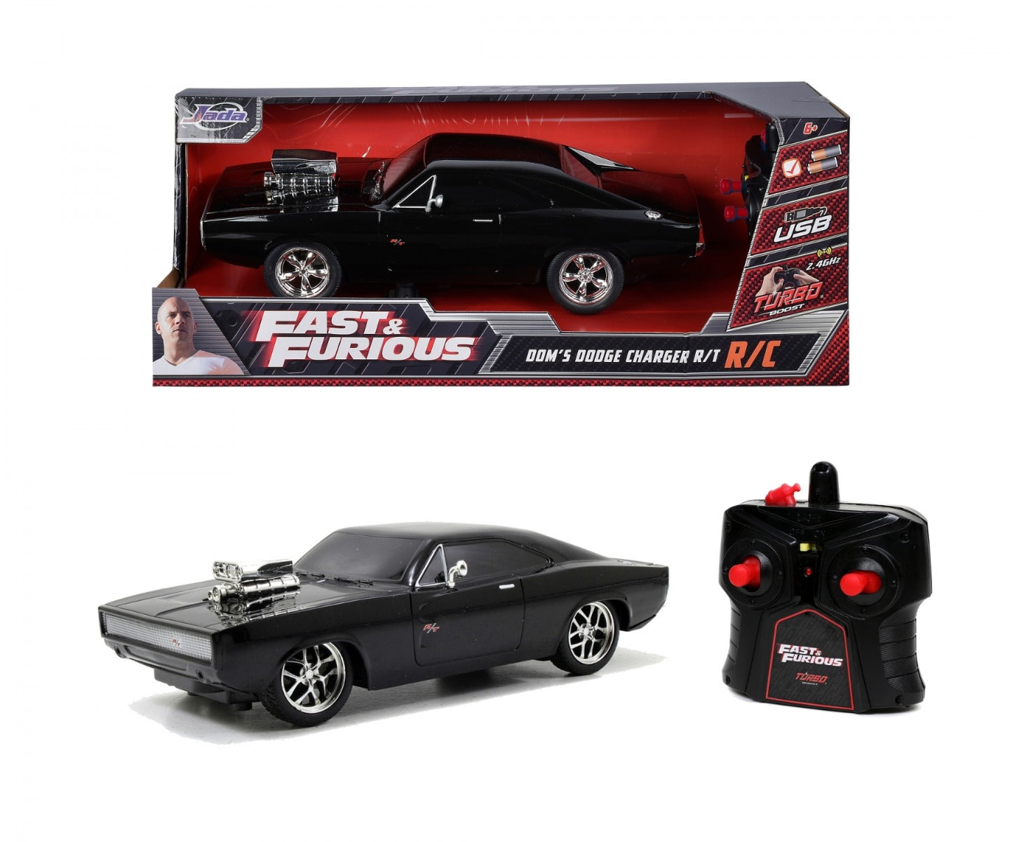 Buy Jada Fast & Furious Remote Control 1970 Dodge Charger | Yallatoys.com