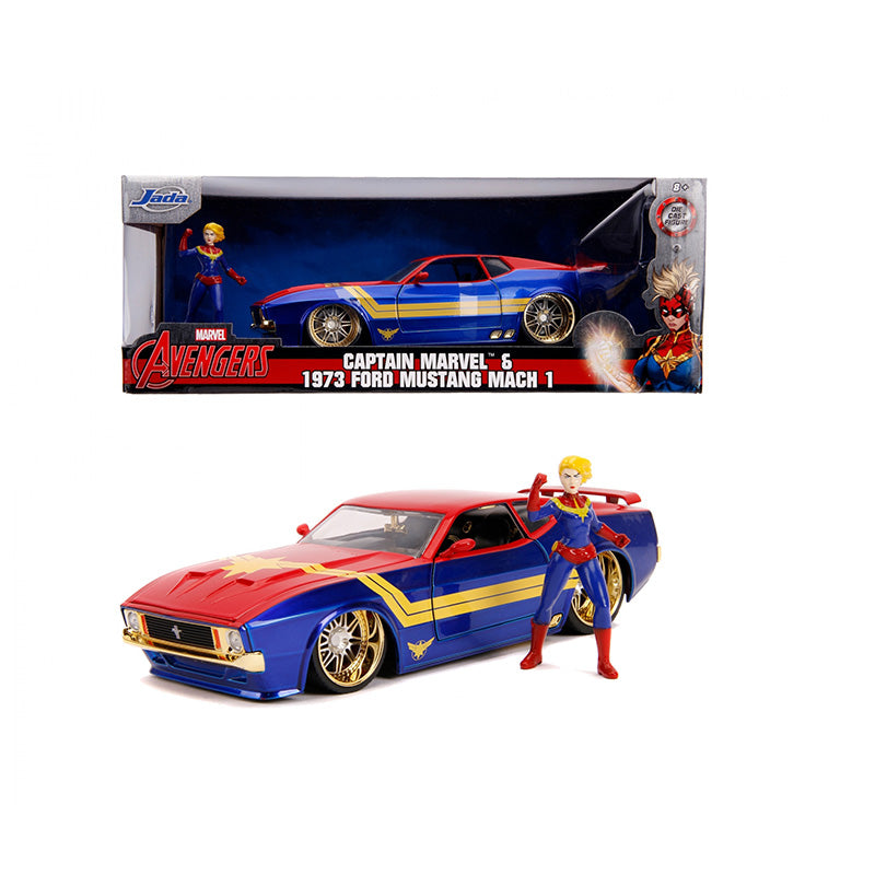 Buy Jada Marvel Captain Ford Mustang Car With Figure | Yallatoys.com