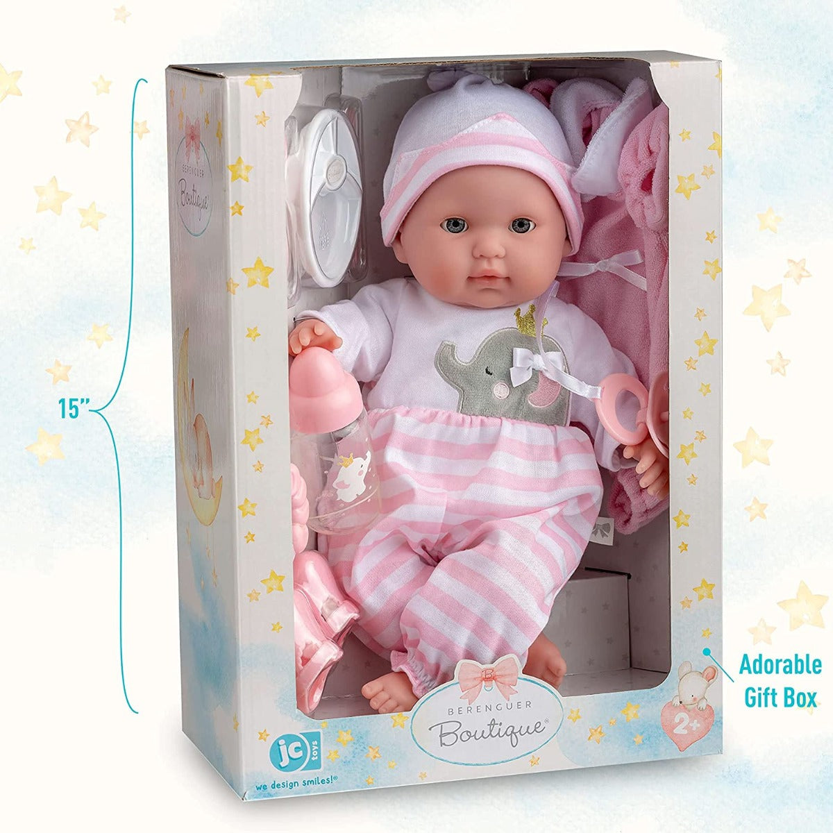Buy Jc Toys 15inch Realistic Soft Body Baby Doll with Open Close Eyes | Yallatoys.com