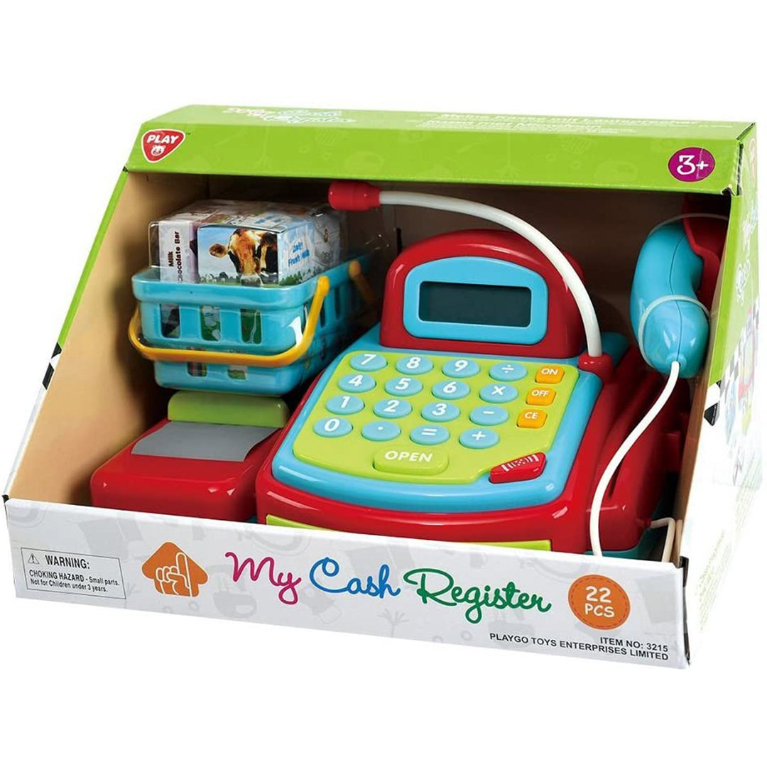Buy Playgo My Cash Register Battery Operated with 22Pcs | Yallatoys.com