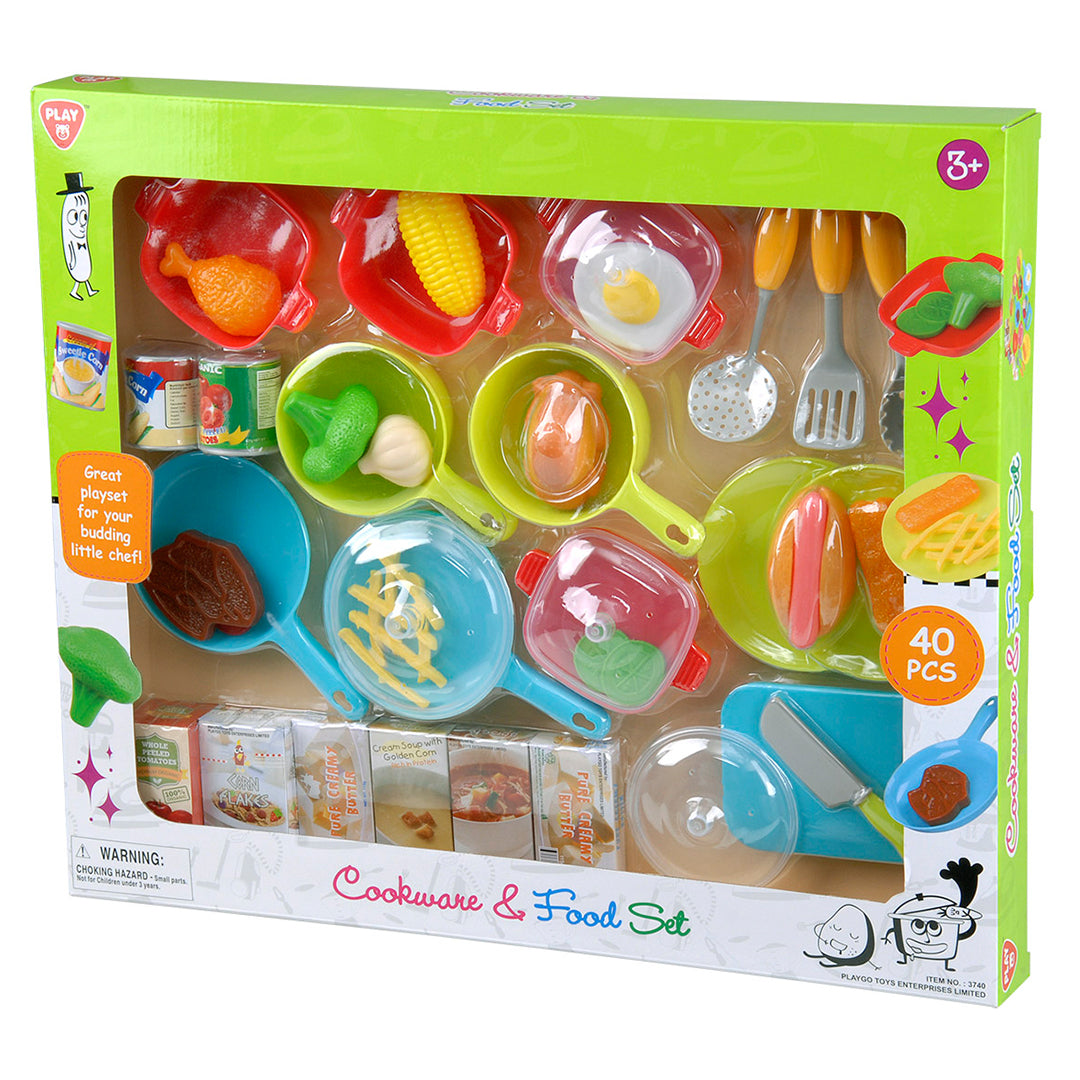 Buy Playgo Cookware Food Set | Yallatoys.com