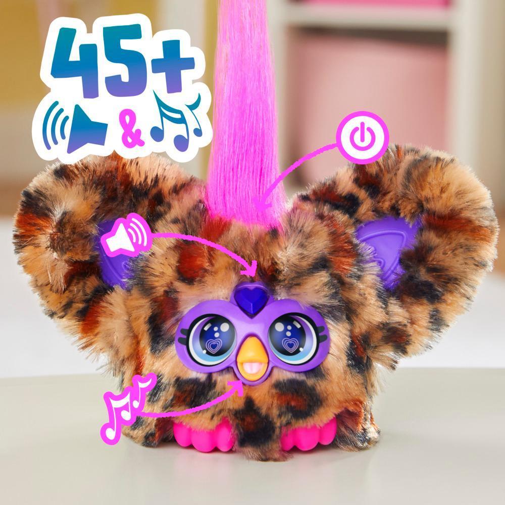 Buy Furby furblets chee chee mini friend electronic plush cheetah print | Yallatoys.com