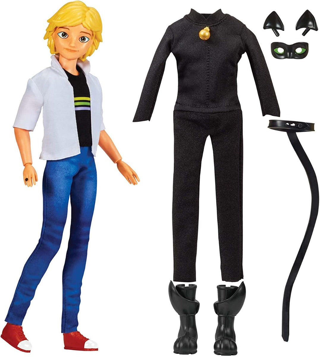 Buy Miraculous Ladybug Superhero Secret Adrien with Cat Noir Outfit | Yallatoys.com