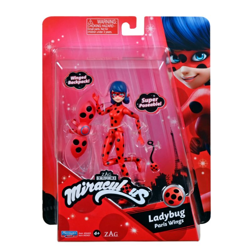 Buy Miraculous Moments Small Dolls Ladybug Paris Wings | Yallatoys.com