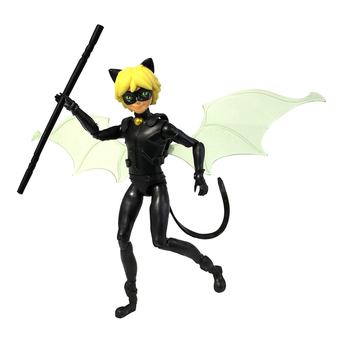Buy Miraculous Ladybug 12cm Doll Cat Noir With Battle Wings | Yallatoys.com
