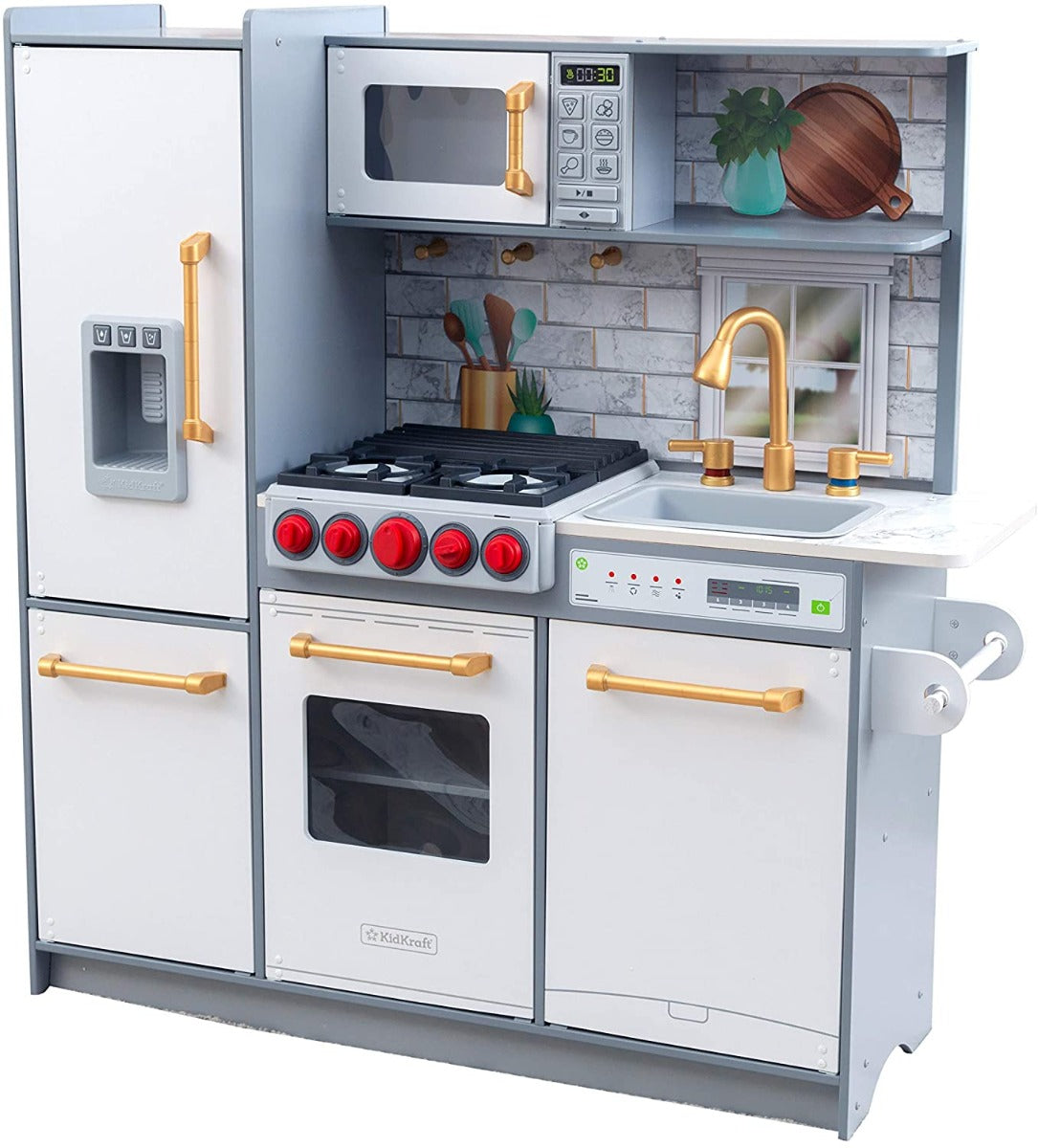 Buy Kidkraft Uptown Elite White Play Kitchen with Ez Kraft | Yallatoys.com