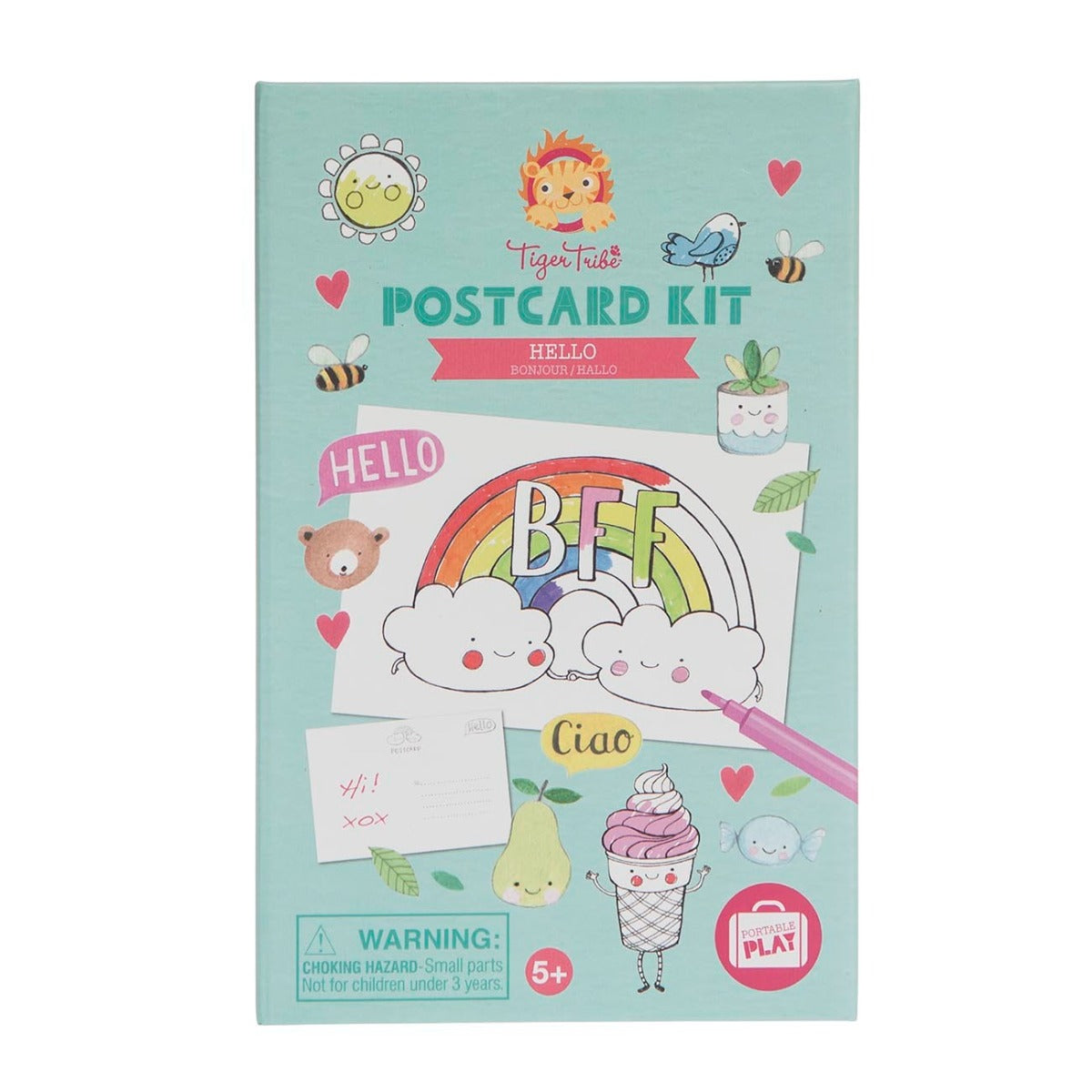 Buy Tiger Tribe Postcard Kit Hello | Yallatoys.com