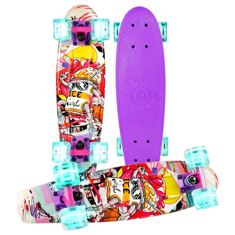 Buy Madd Gear Baller Retro Skateboard 22inch Led Wheels | Yallatoys.com