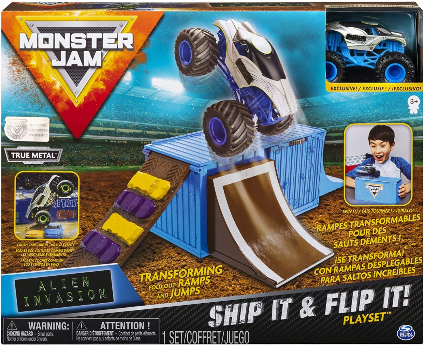 Buy Monster Jam Ship it & Flip It Stunt Playset (Sold Separately, Subject to Availability) | Yallatoys.com