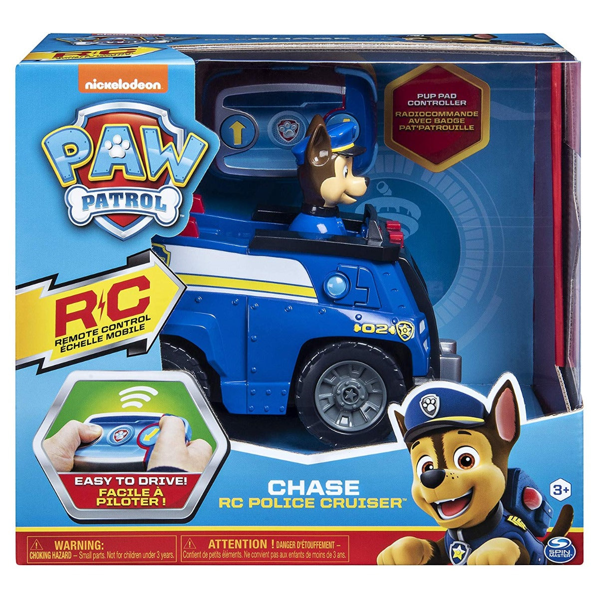 Buy Airhogs Paw Patrol Chase Remote Control Police Cruiser With 2-Way Steering | Yallatoys.com