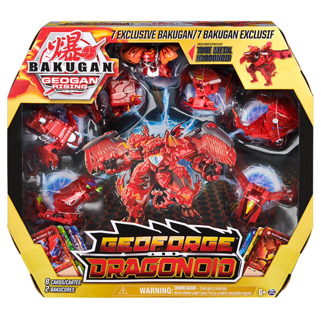 Buy Bakugan GeoForge Dragonoid 7 in 1 Series 3 | Yallatoys.com
