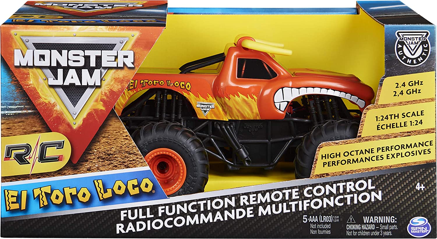 Buy Monster Jam Remote Control Monster Truck El Toro Loco | Yallatoys.com