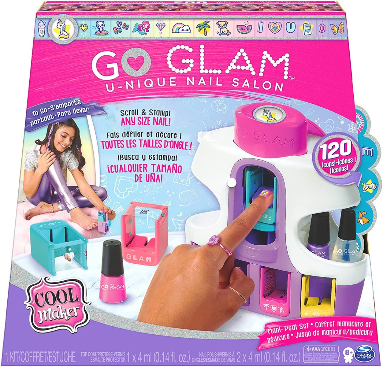 Buy Cool Maker GO GLAM U-nique Nail Salon with Portable Stamper | Yallatoys.com
