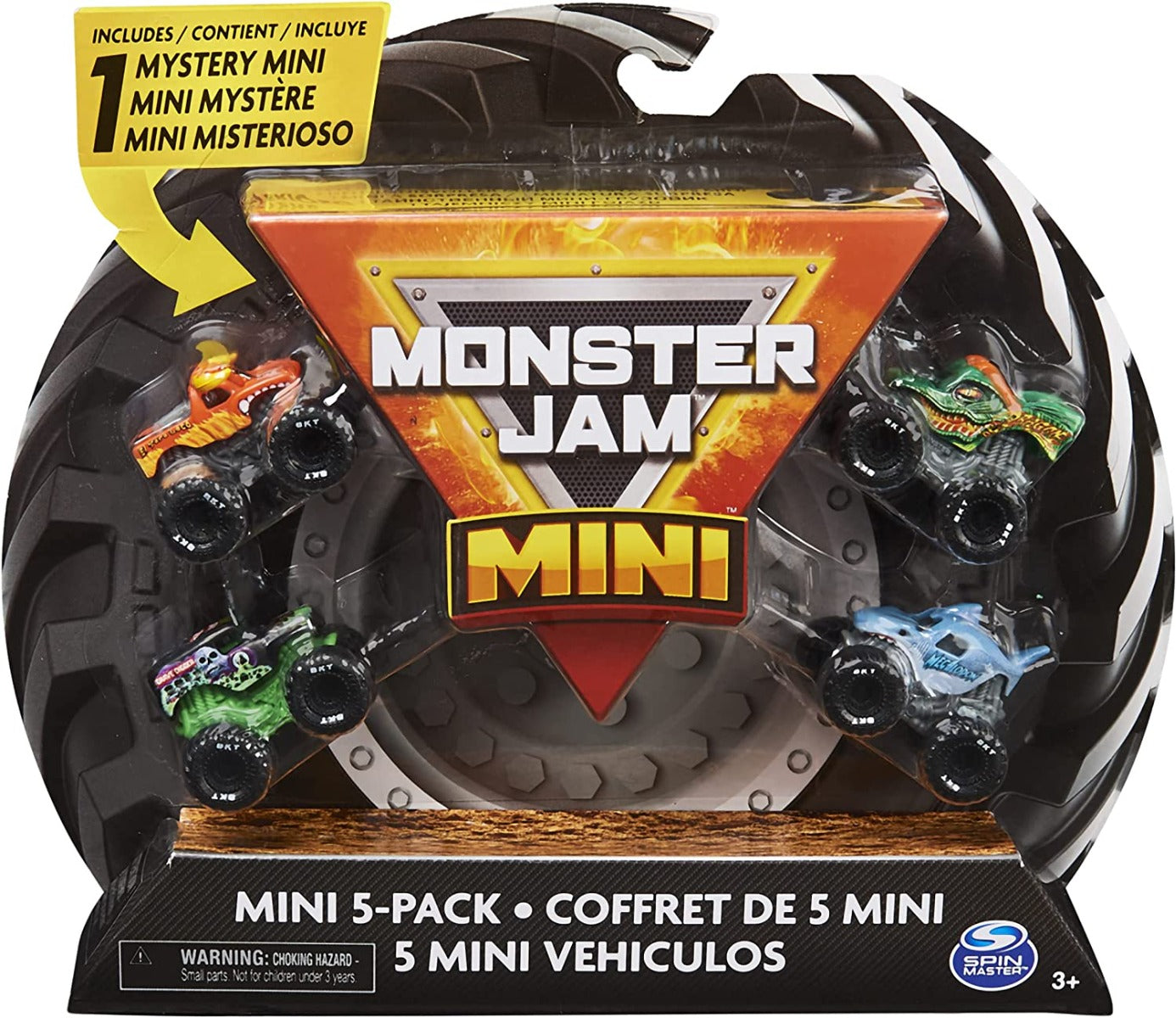 Buy Monster Jam Collectible Monster Trucks 5 Truck with 1 Mystery Truck | Yallatoys.com