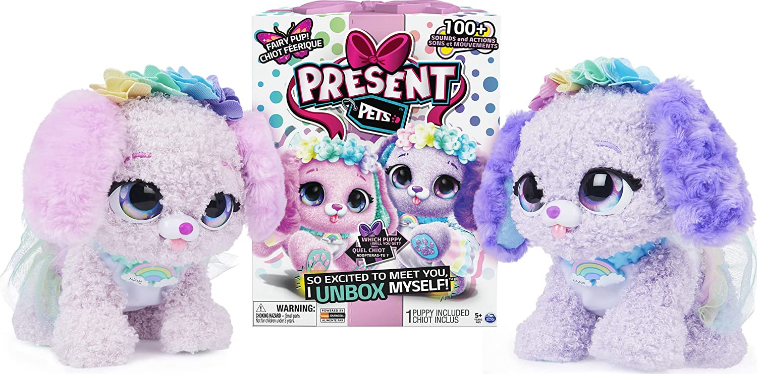 Buy Present Pets Fairy Puppy Interactive Plush Toy (Sold Separately Subject to Availability) | Yallatoys.com