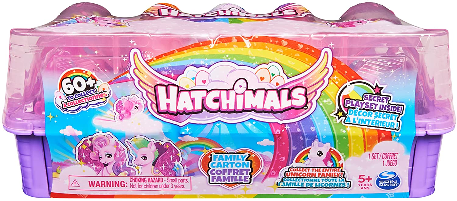 Buy Hatchimals Colleggtibles Unicorn Family Carton with Surprise Playset | Yallatoys.com