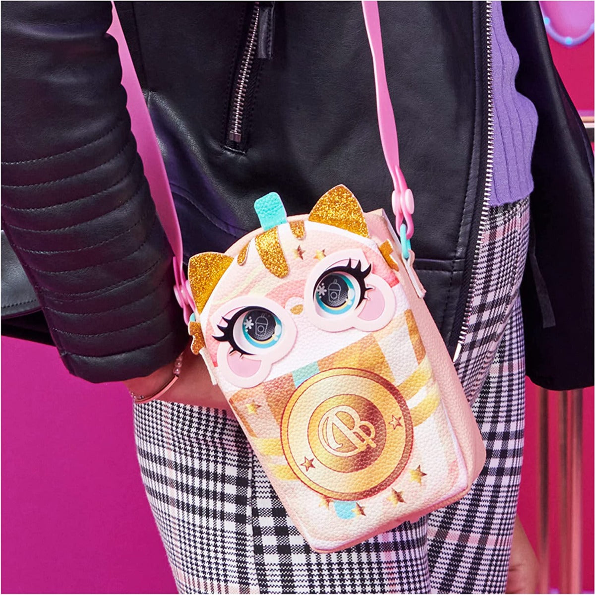 Buy Purse Pets Treat Yo Self Catpuchino Crossbody Bag with Lights | Yallatoys.com