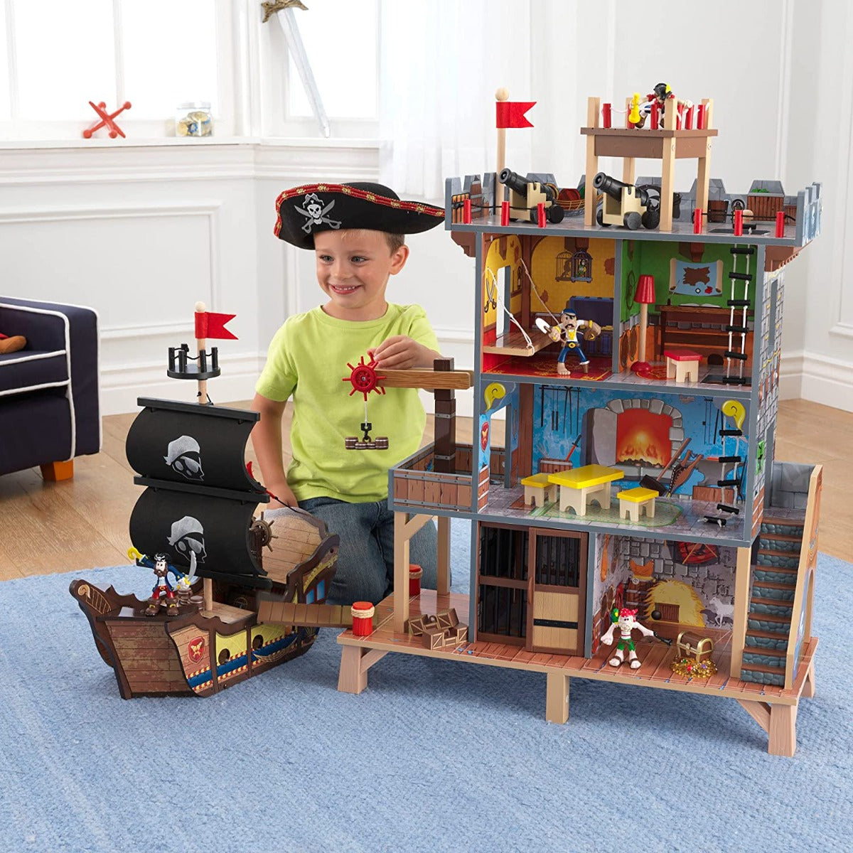 Buy Kidkraft Pirates Cove Wooden Ship Play Set | Yallatoys.com