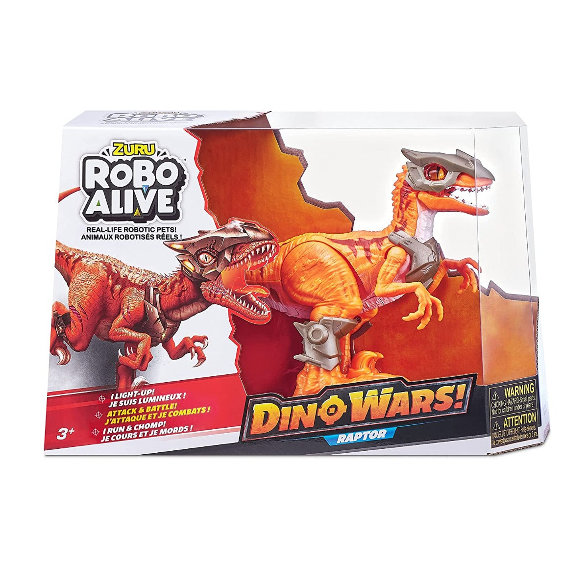Buy Robo Alive Dino Wars Raptor Orange | Yallatoys.com