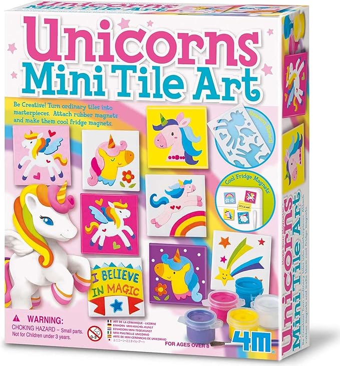 4M Unicorn Mini Tile Art