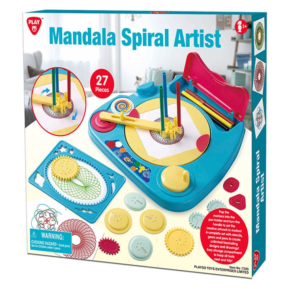 Buy Playgo Mandala Spiral Artist 27 Pieces | Yallatoys.com