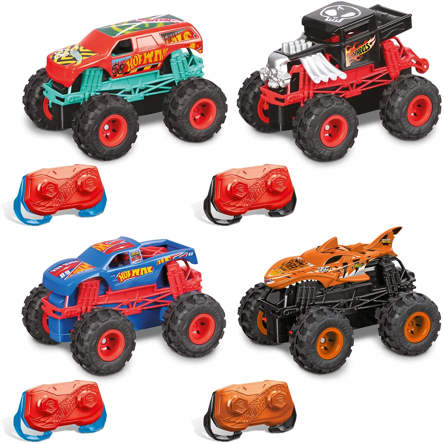 Hot Wheels Motors Mini Monster Trucks Remote Control Car Assorted