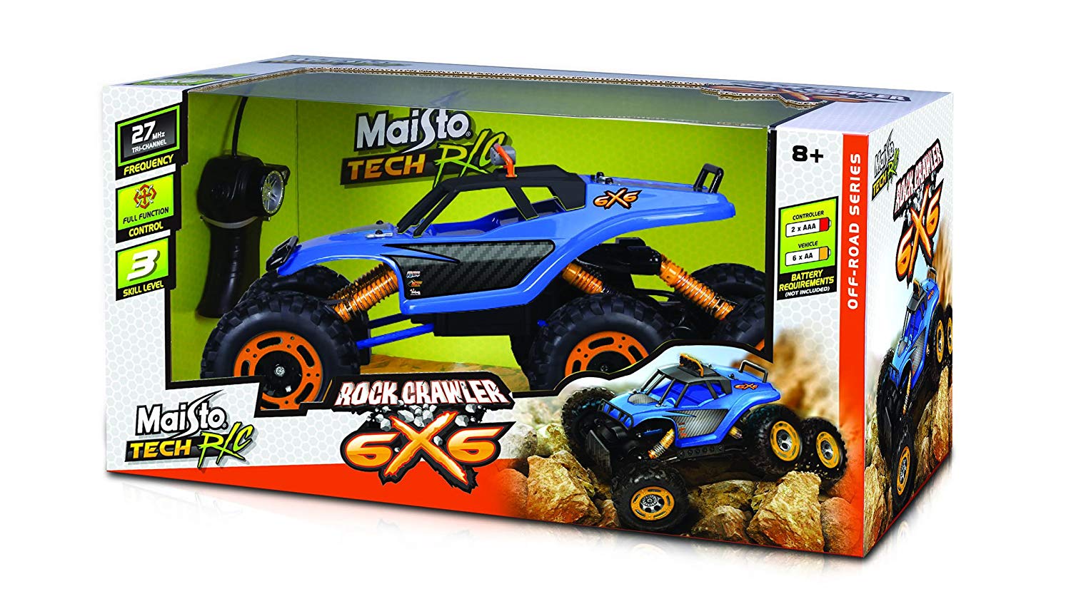 Buy Maisto Remote Control Rock Crowler 6X6 82745 | Yallatoys.com