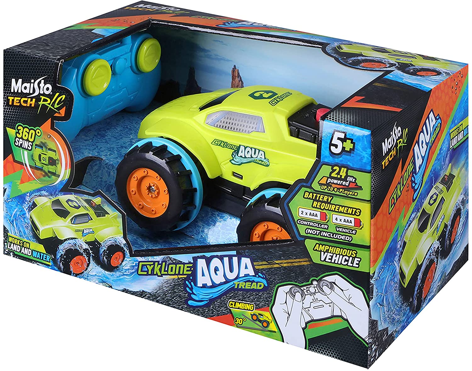 Buy Maisto Tech Remote Control Cyklone Aqua Tread | Yallatoys.com