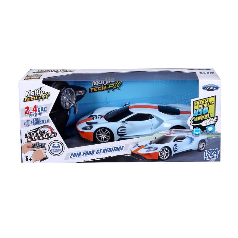 Buy Maisto Tech RC Ford GT Heritage Car USB rechargeable | Yallatoys.com