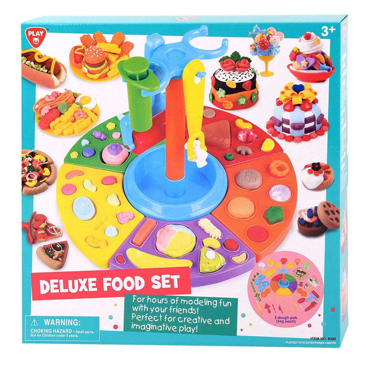Buy Playgo Deluxe Food Set Dough Included | Yallatoys.com