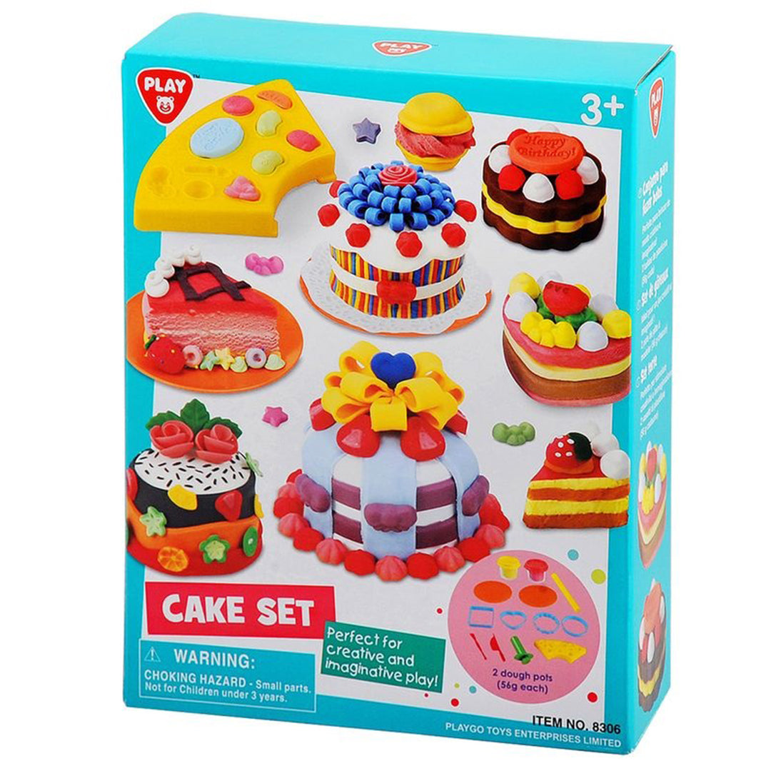 Buy Playgo Cake Set with Dough | Yallatoys.com