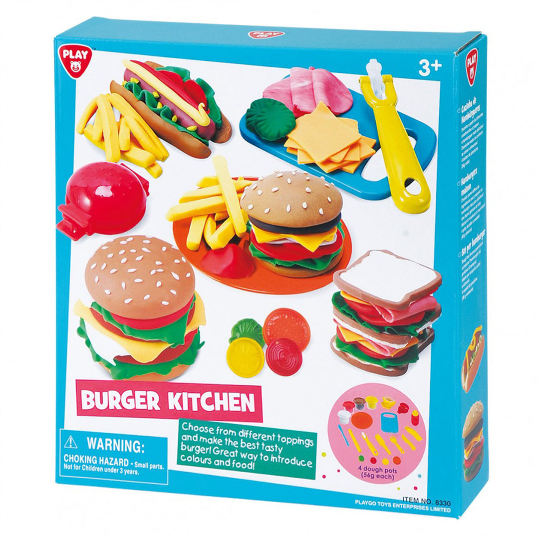 Buy Playgo Burger Kitchen Set | Yallatoys.com